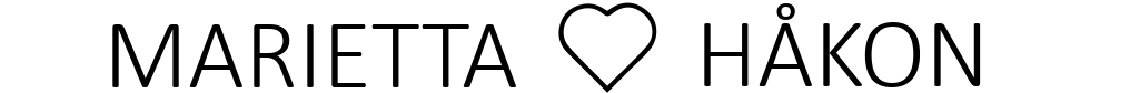 Marietta og Håkon logo